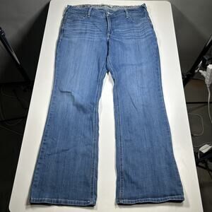 Ariat REAL Denim Jeans Womens 36x32 Bootcut Medium Wash Western Stretch Cowgirl